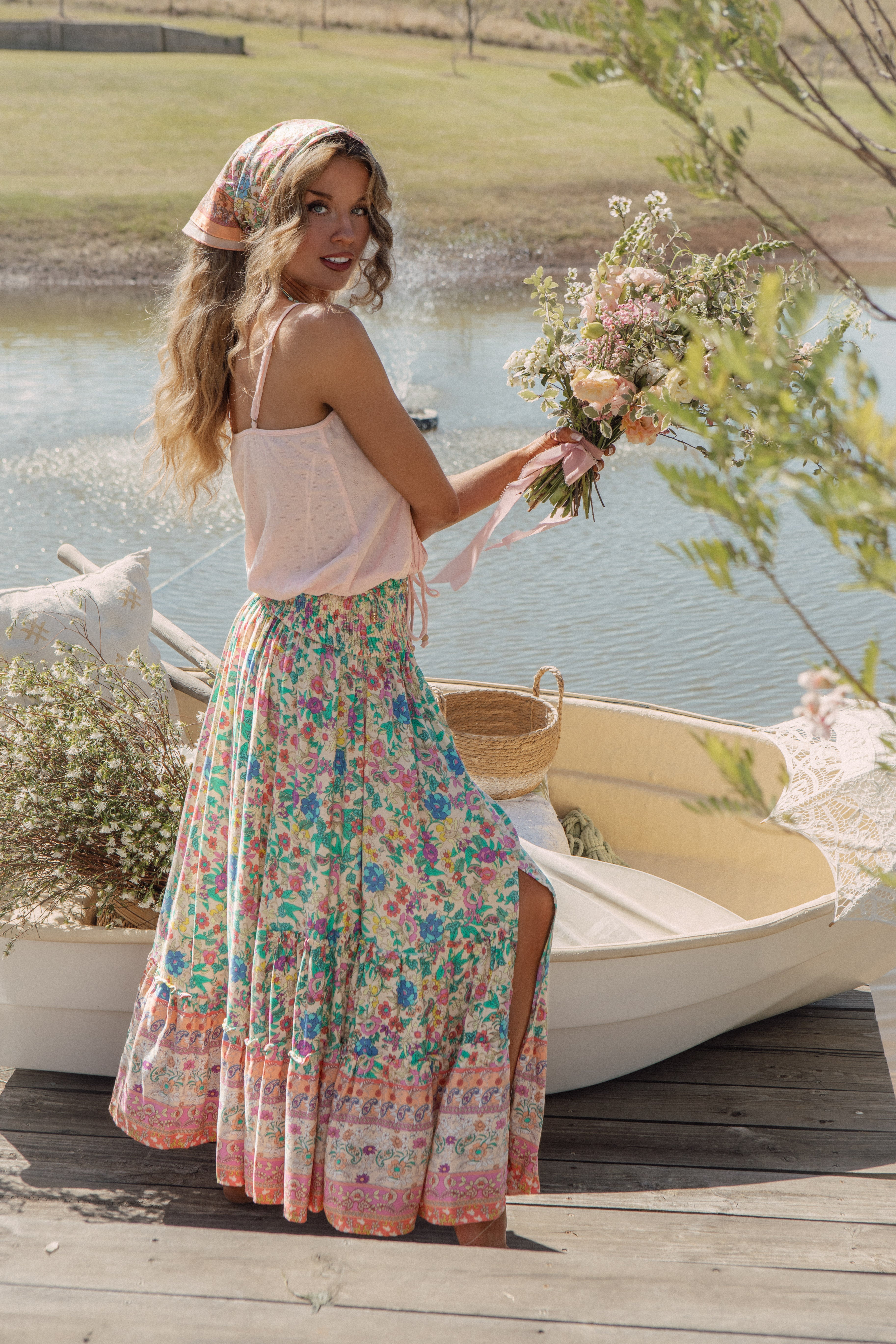 Camila Skirt  Poet Side View