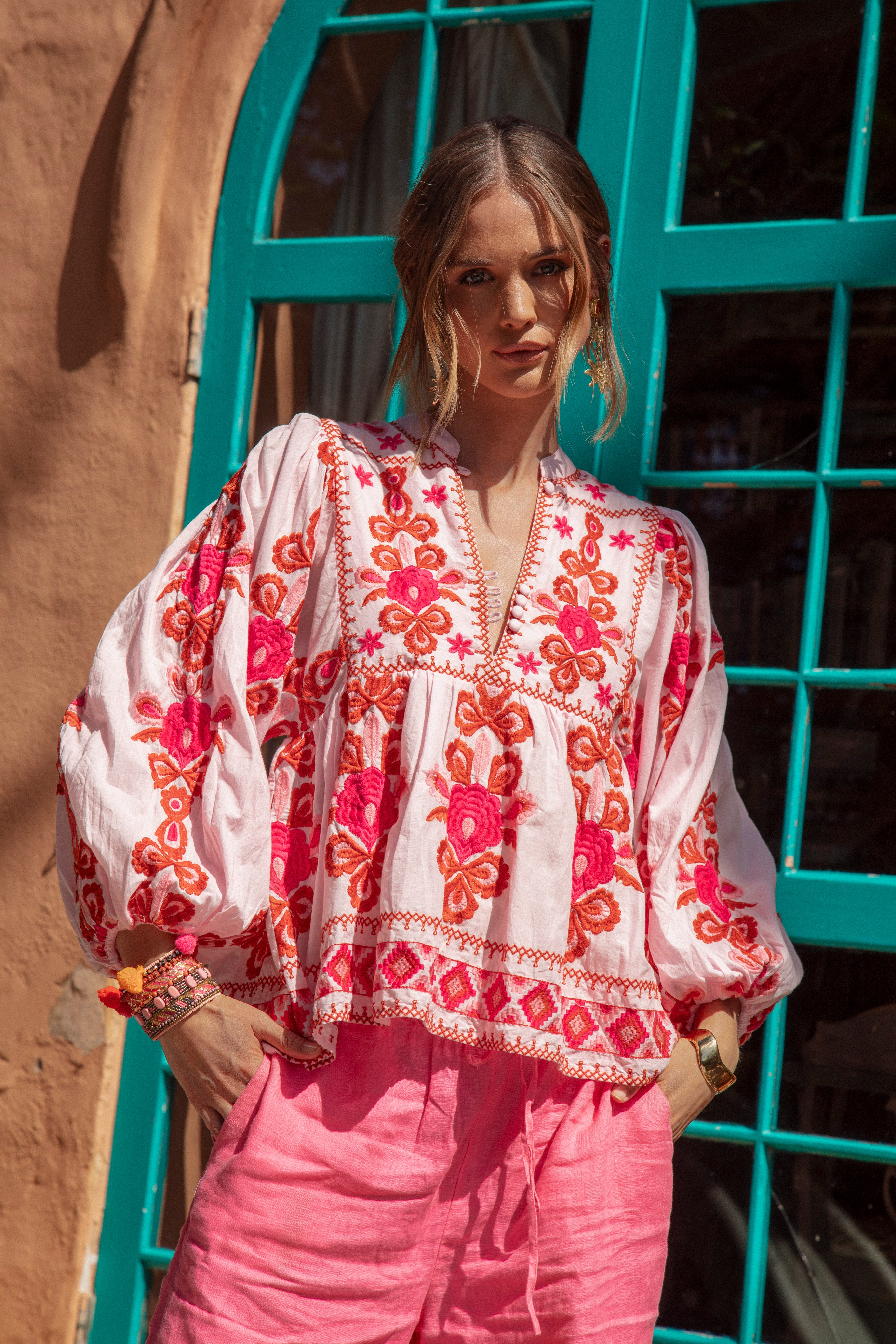 Cantina Embroidered Blouse