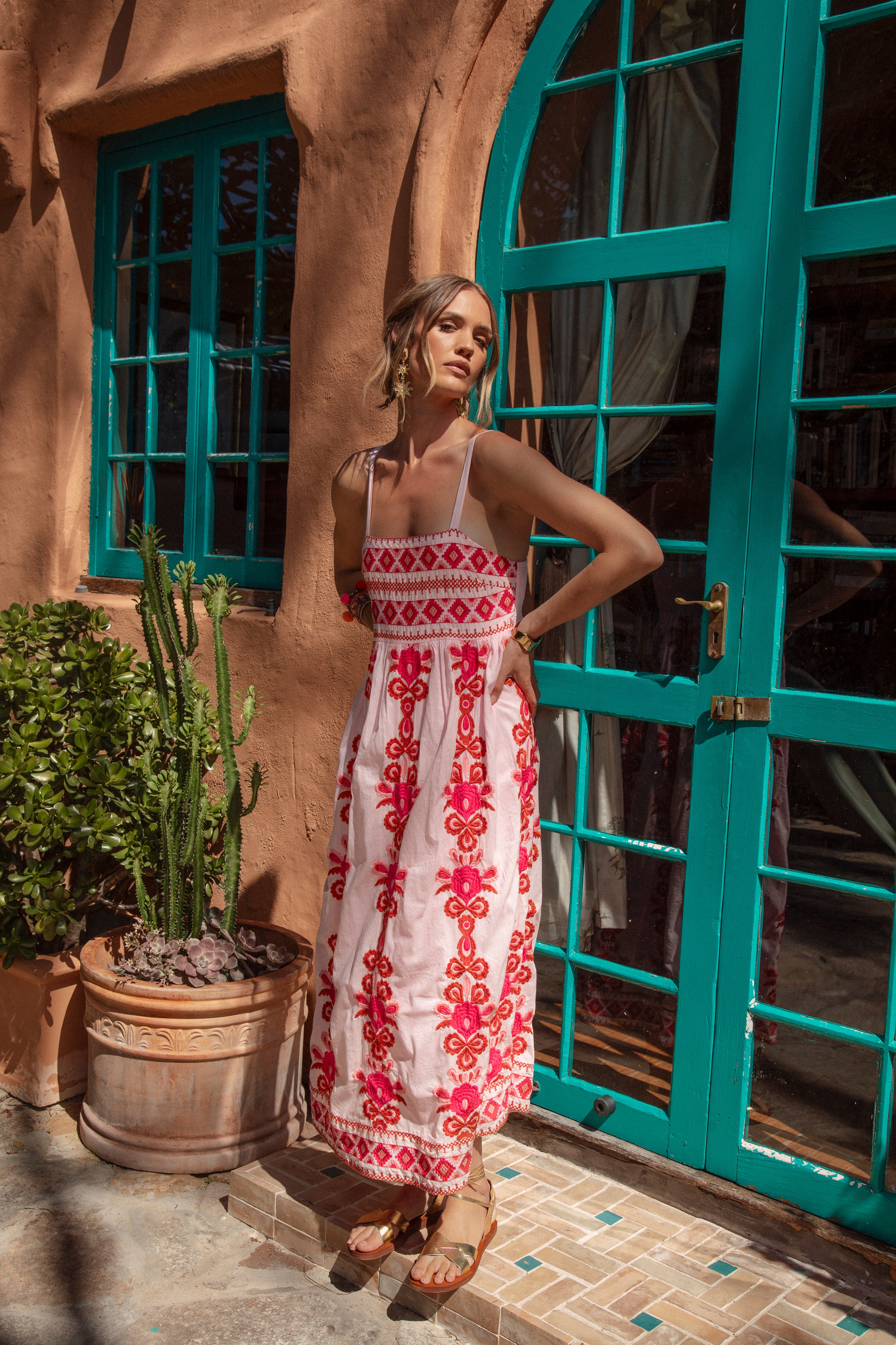 Cantina Embroidered Sundress