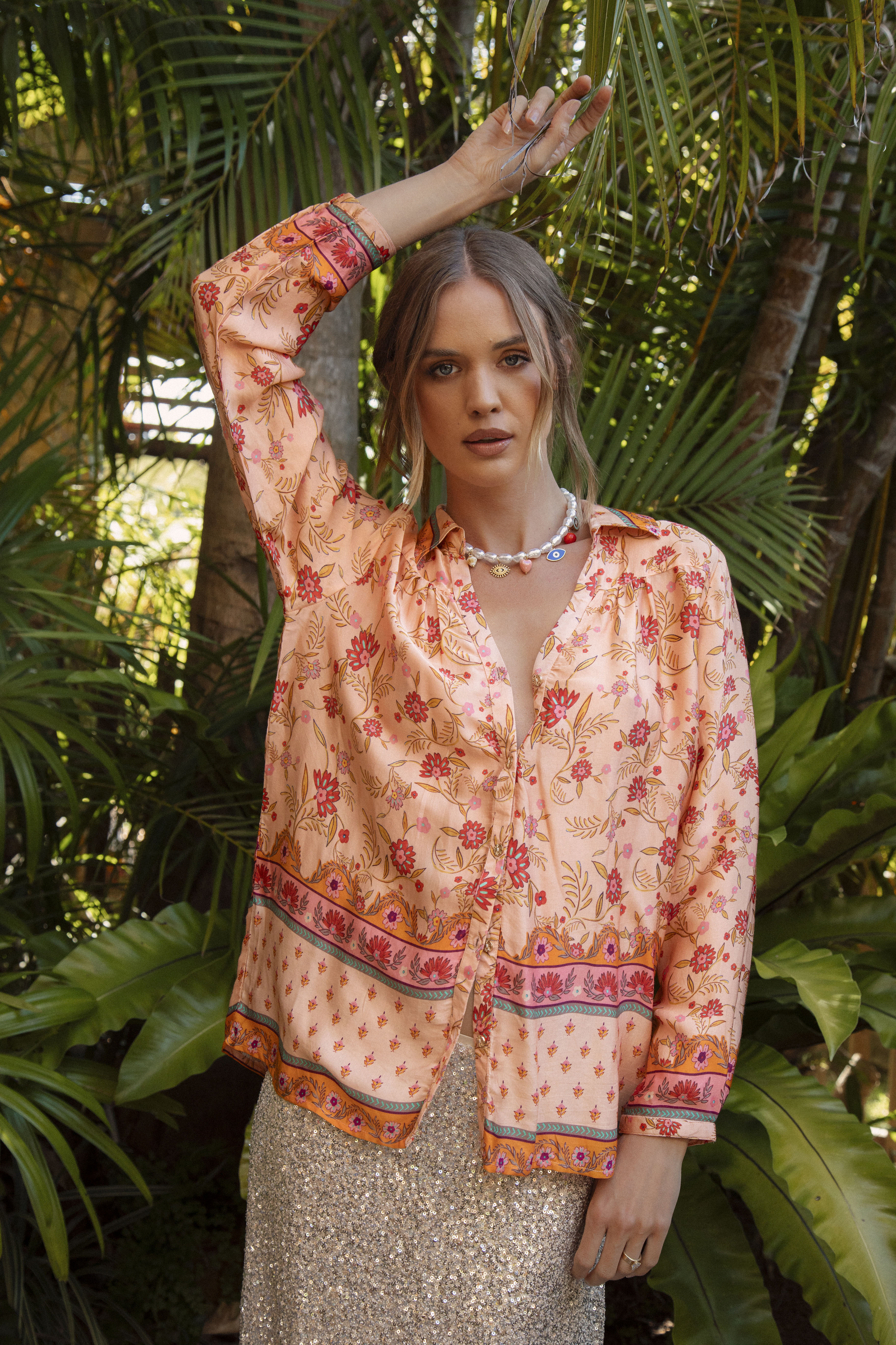 Carnivale Shirt Peach