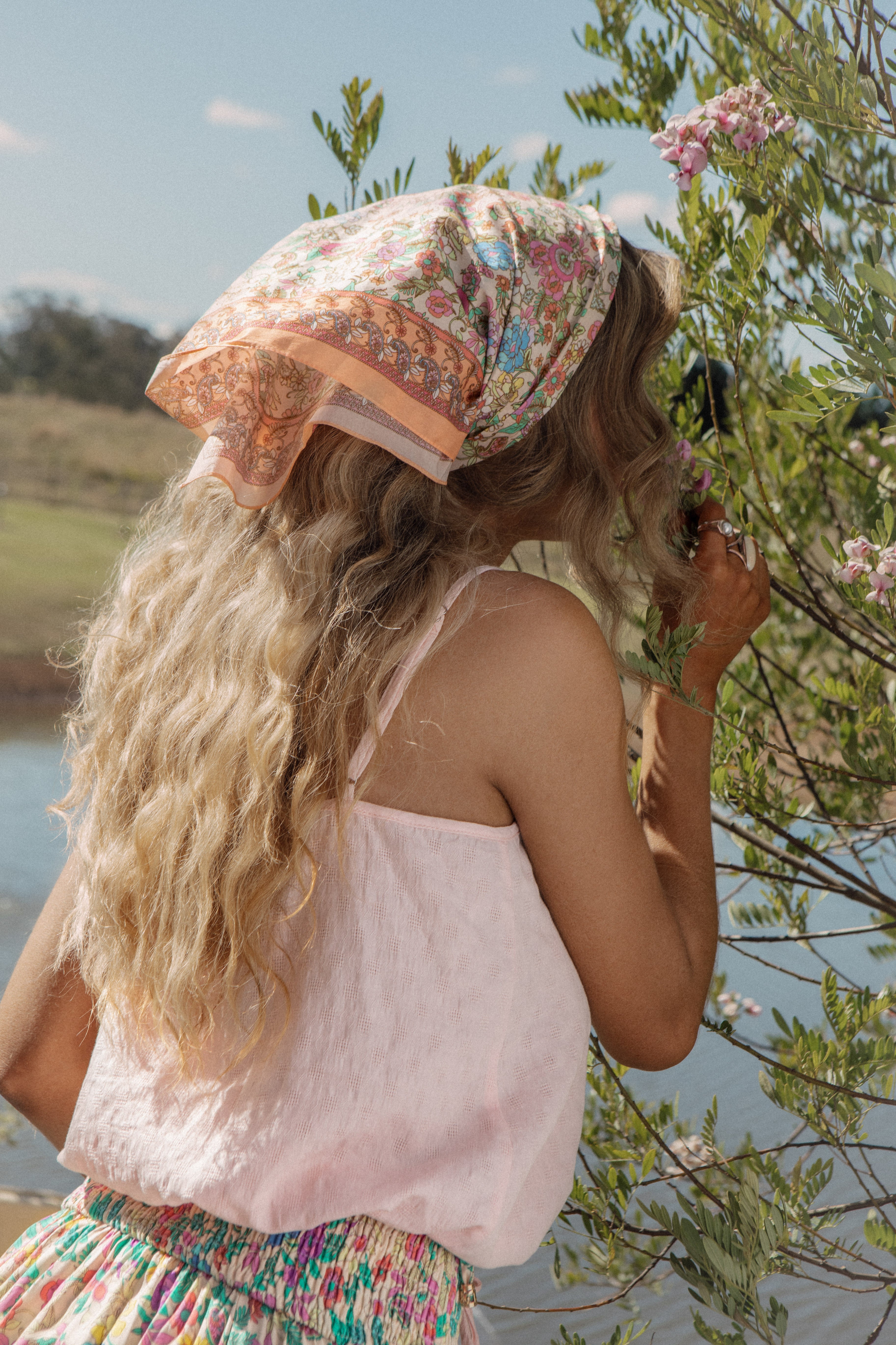 Castaway Cami Blush Rear View