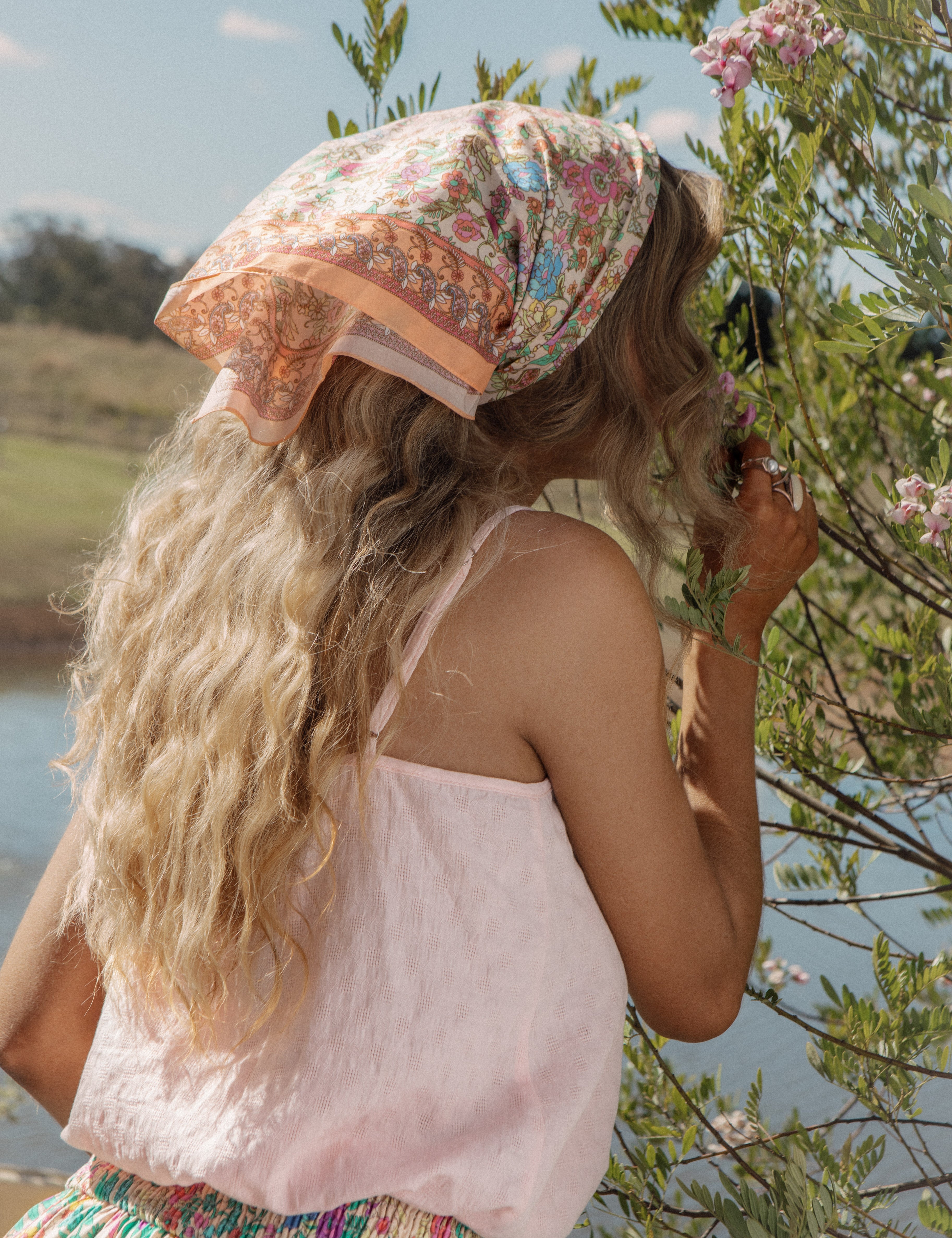 Castaway Cami Blush Rear View