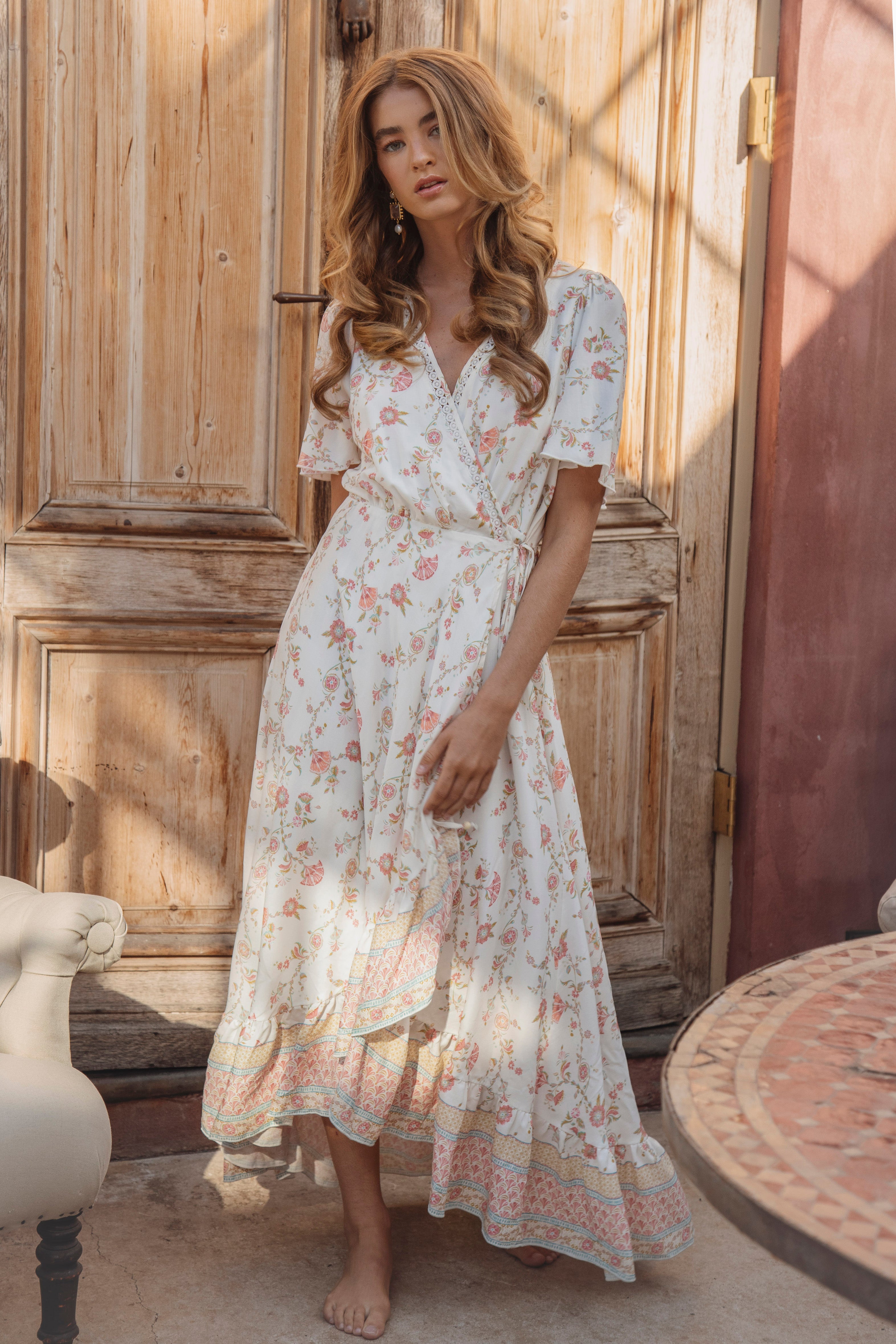 Chandelier Wrap Gown - Delilah