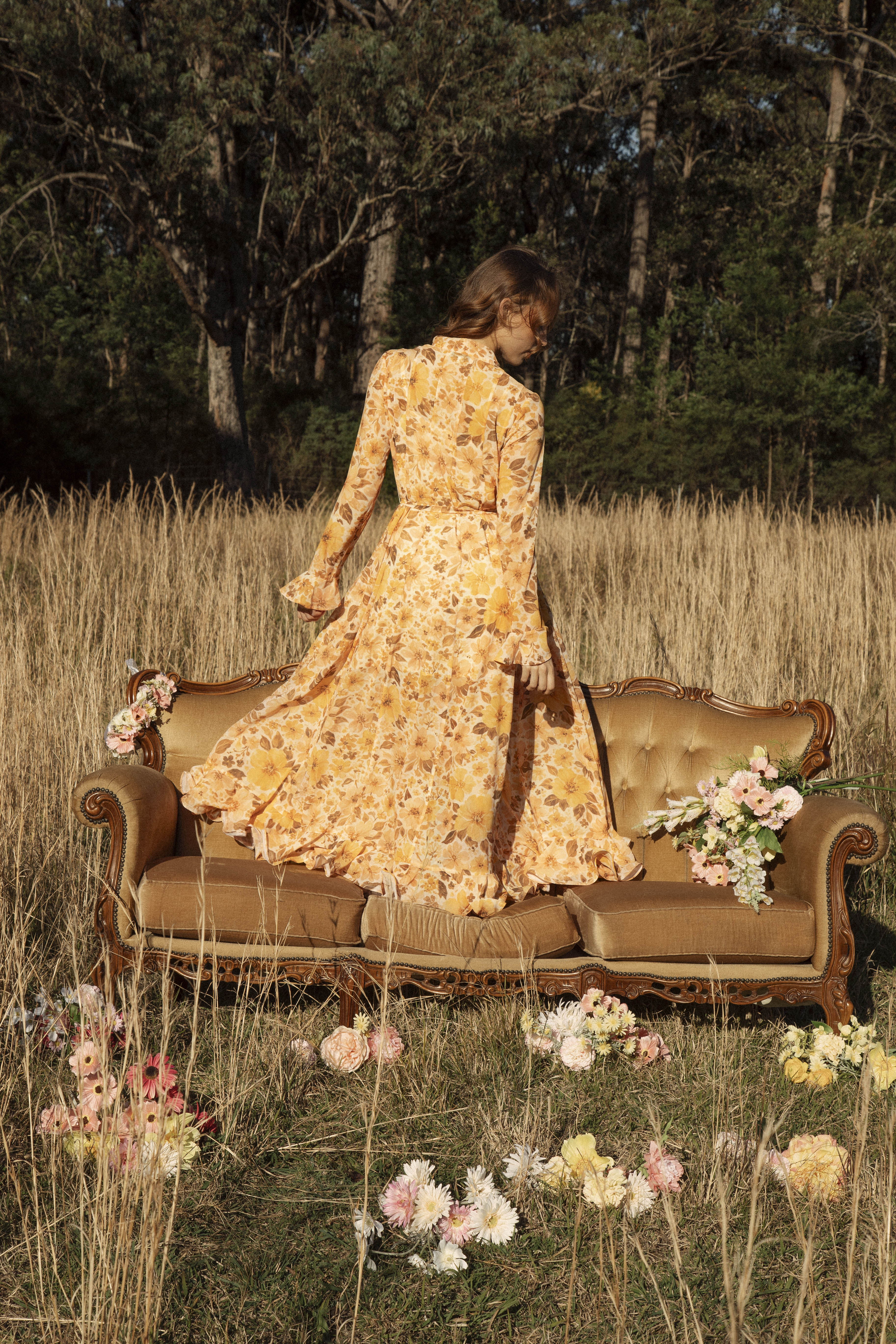 Clementine Maxi Dress - rear view