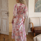 Cleo Maxi Dress Posie - rear view