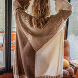 Cocoa Cardigan - rear view.