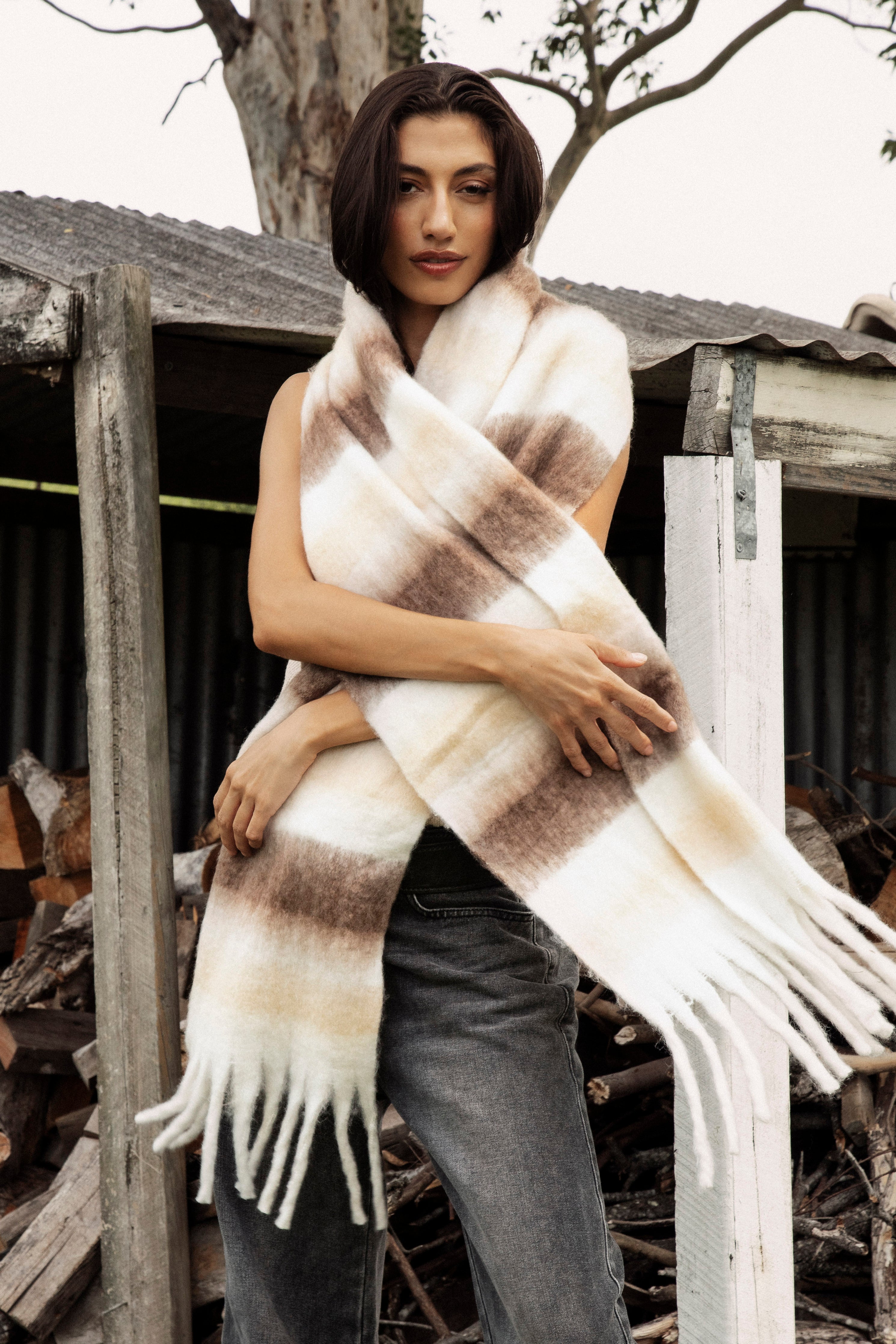 Cosy Up Scarf Brulee