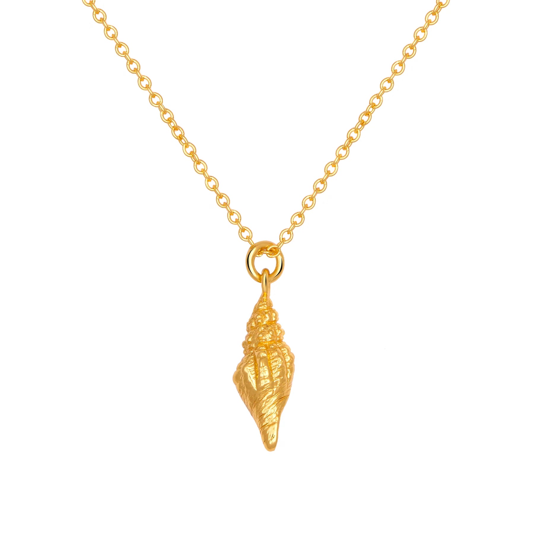 Midsummer Star Spiral Shell Necklace