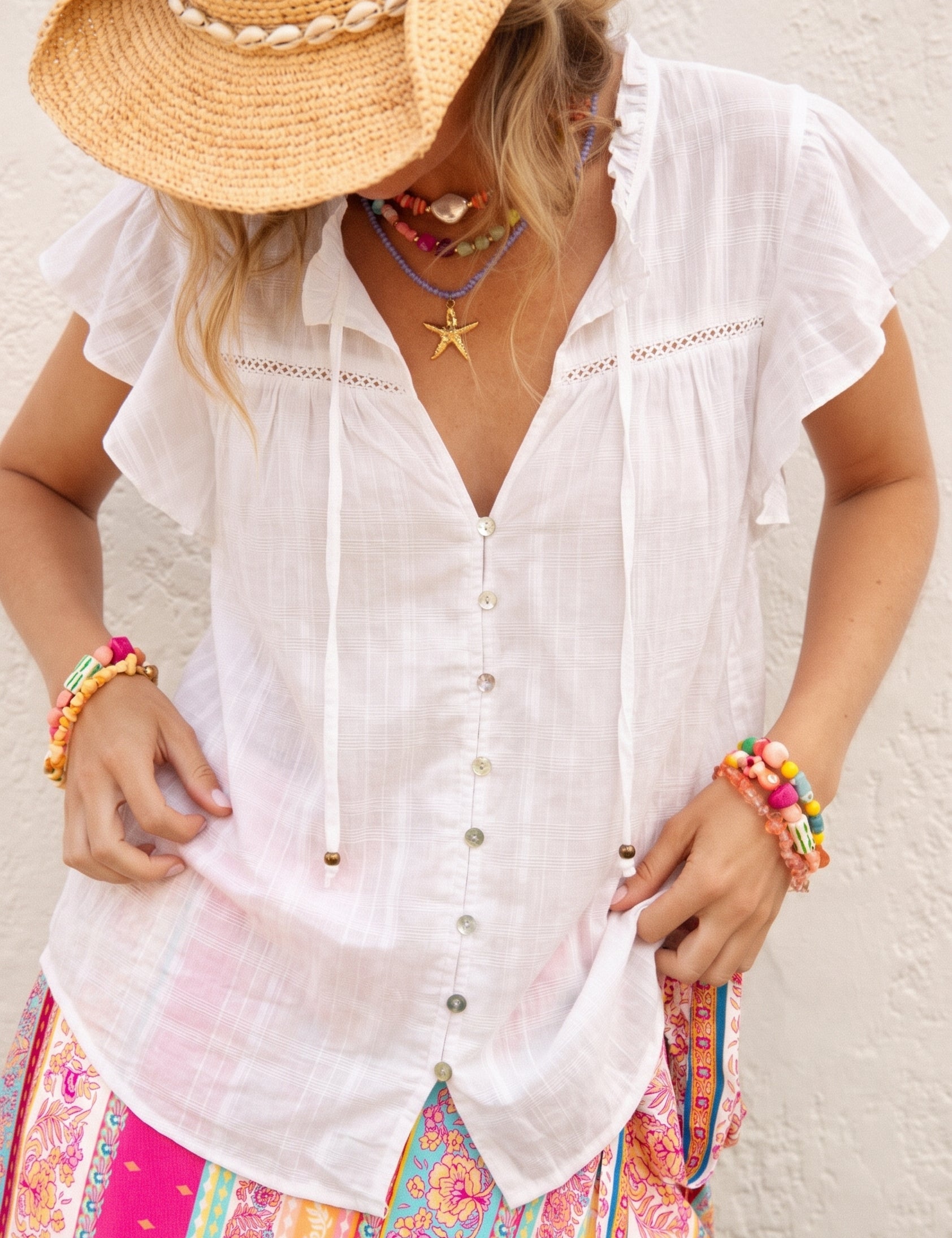 Dimity Blouse - White