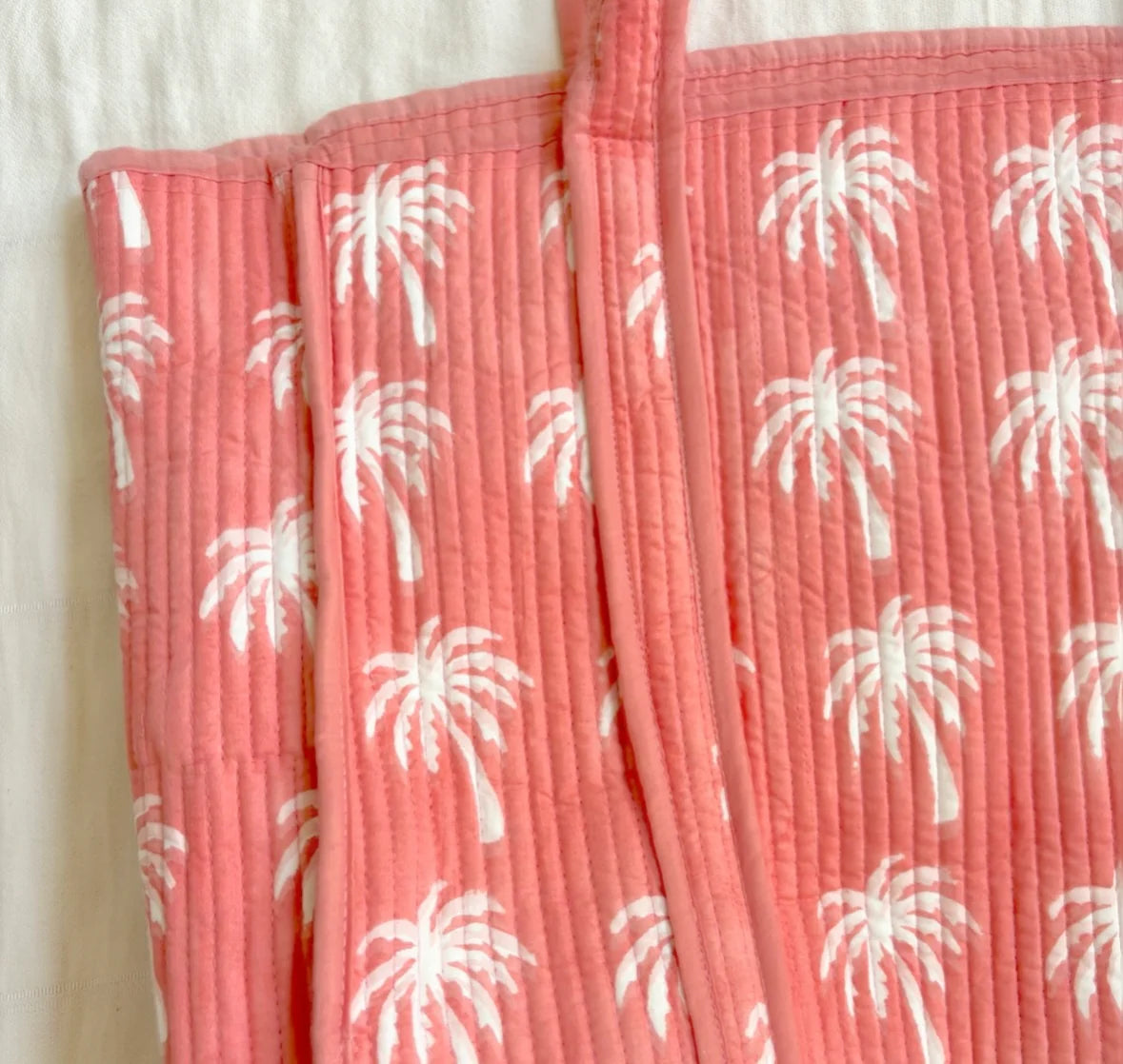 Weekender Tote - Palm Coral