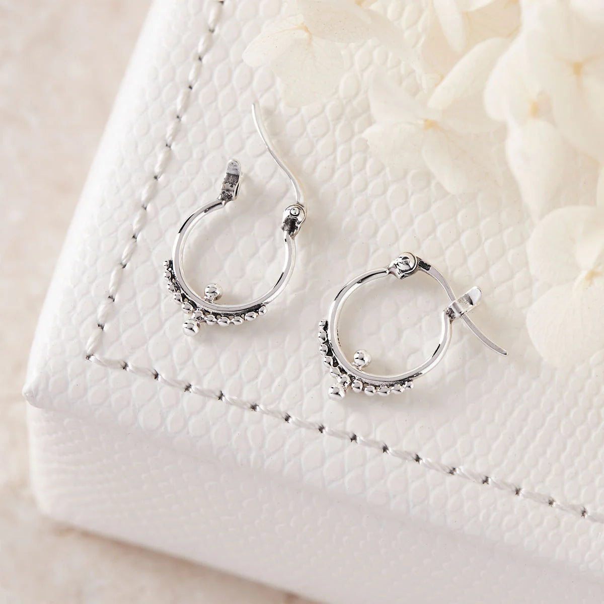 Midsummer Star Sterling Silver Beaded Sleepers