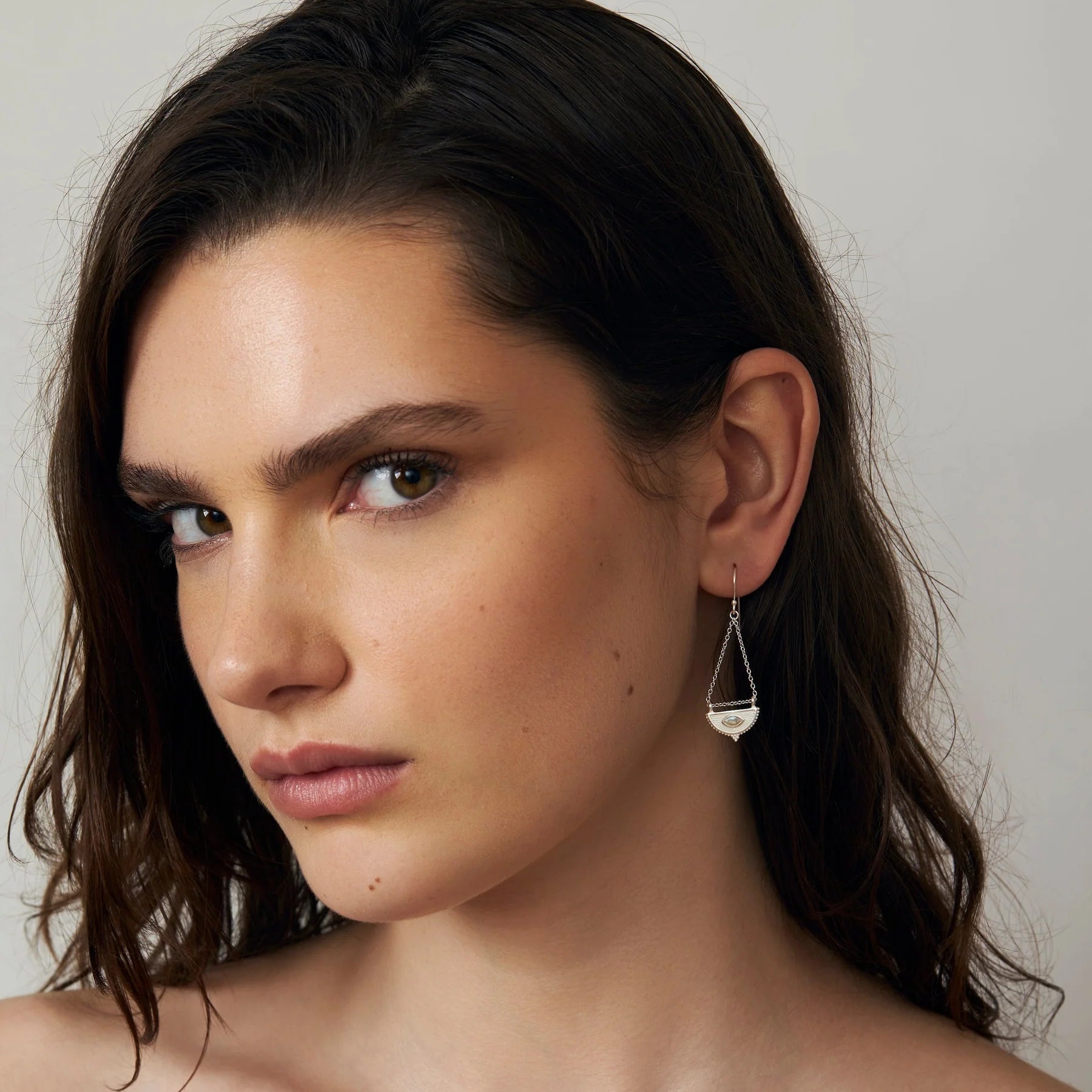 Soul Seer Moonstone Earrings