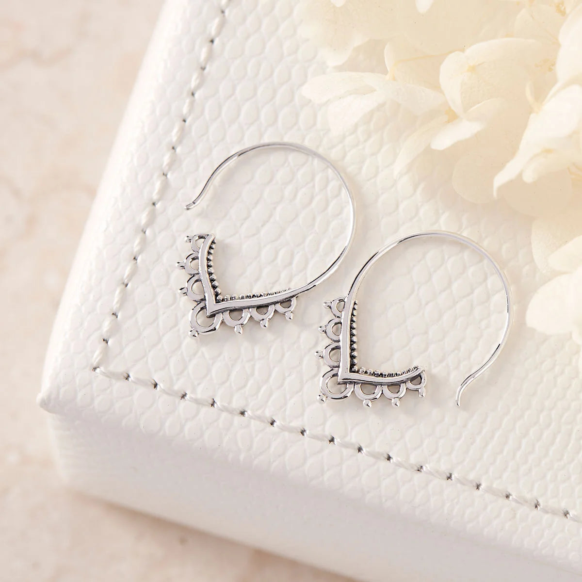 Delicate Henna Hoops