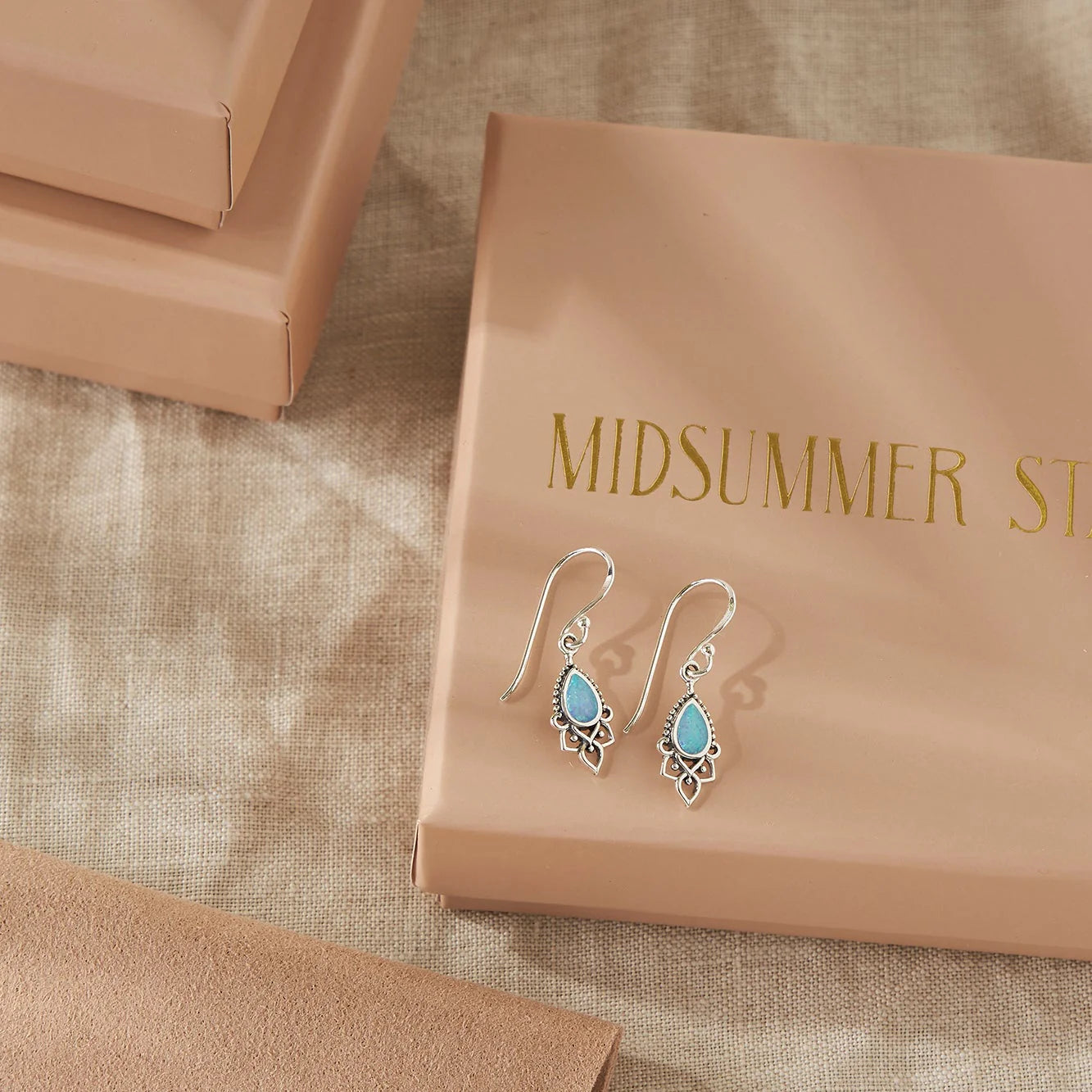 Templar Azure Opal Earrings