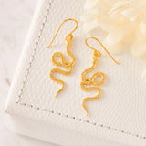 Serpent Seer Earrings Gold