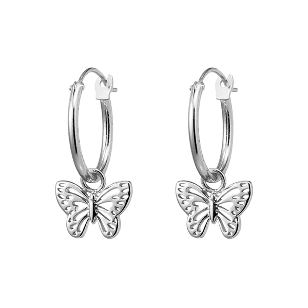 E914 Butterfly Hoops