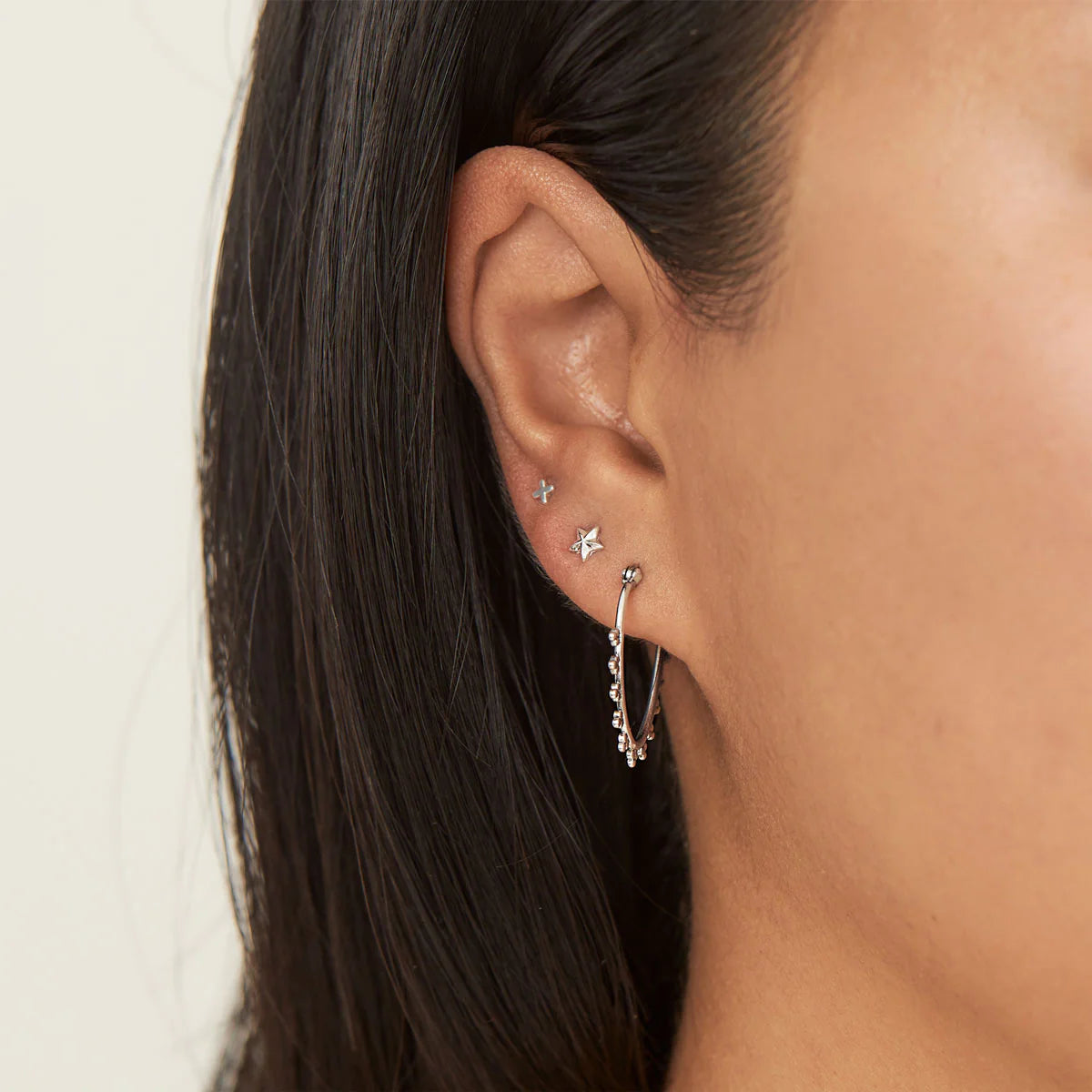 Midsummer Star Micro Dot Hoops
