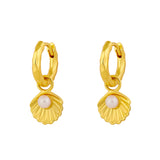 Seaside Ethereal Gold Huggies