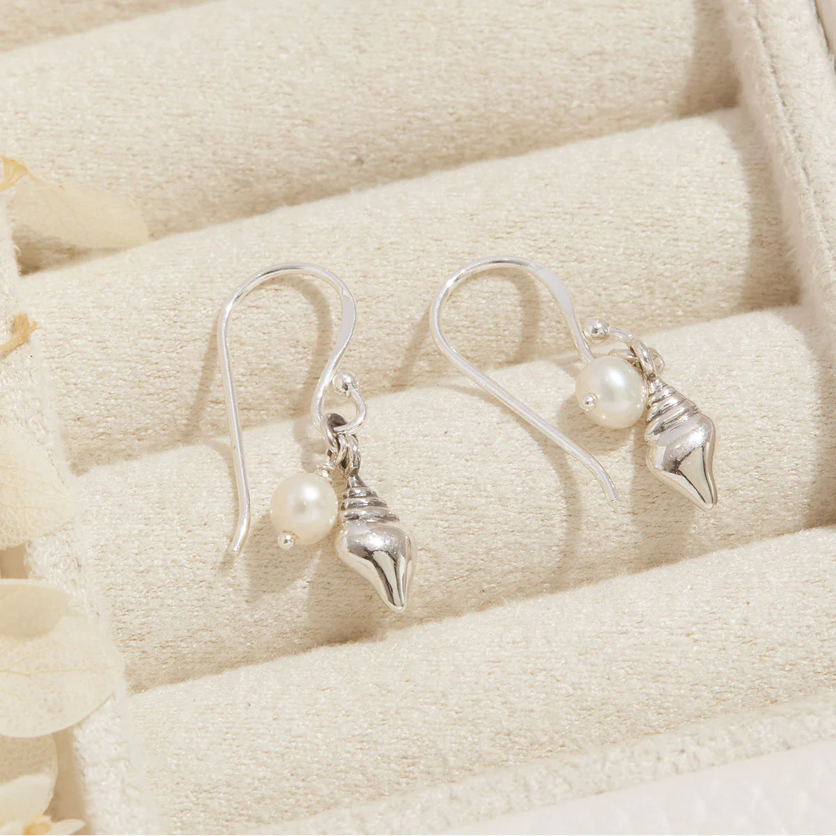 Ethereal Conch Earrings