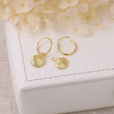 Sandshell Hoops Gold