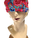 Velvet Eye Mask - Birds and Roses