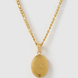 Classic Gold Locket Necklace