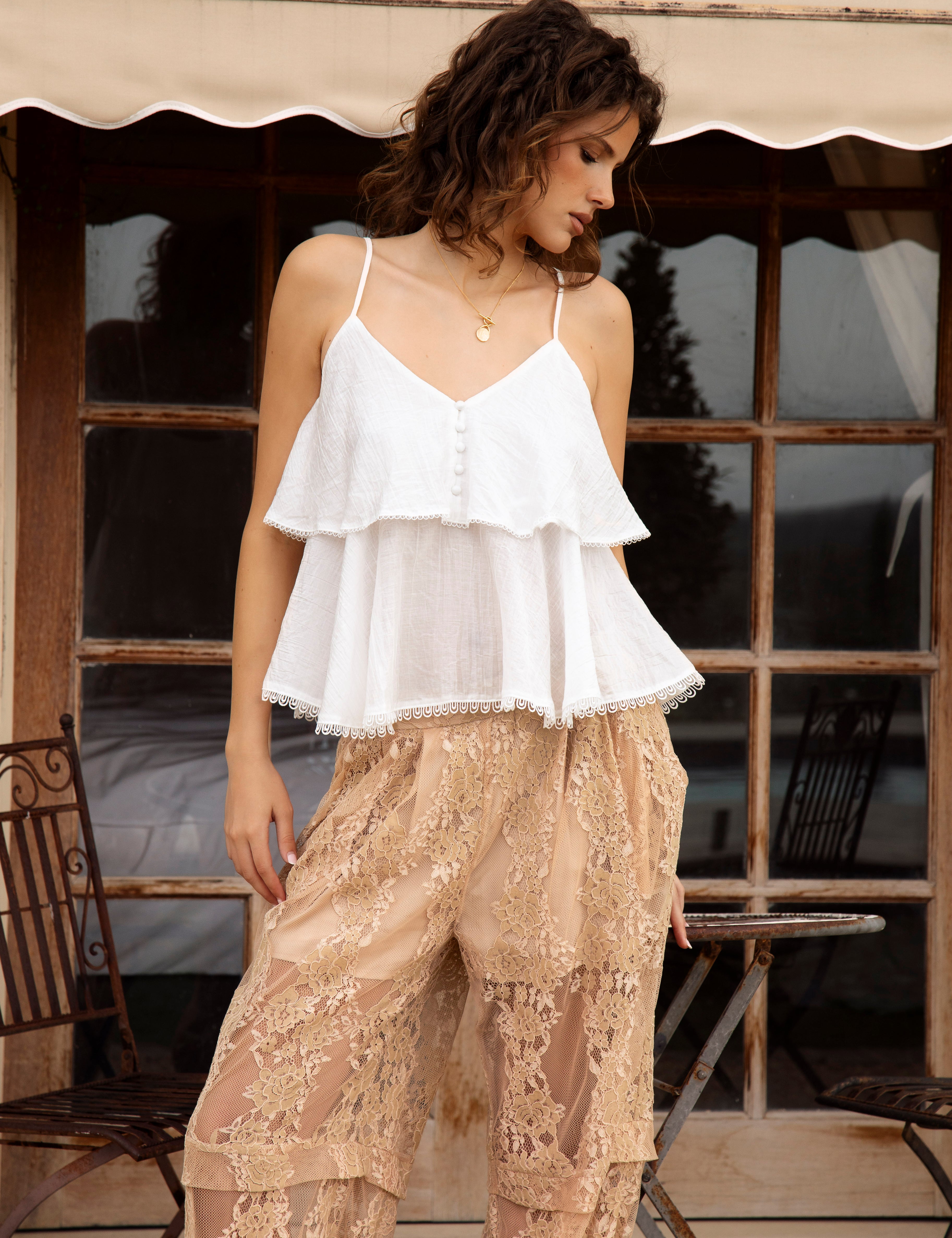Eden Camisole - White