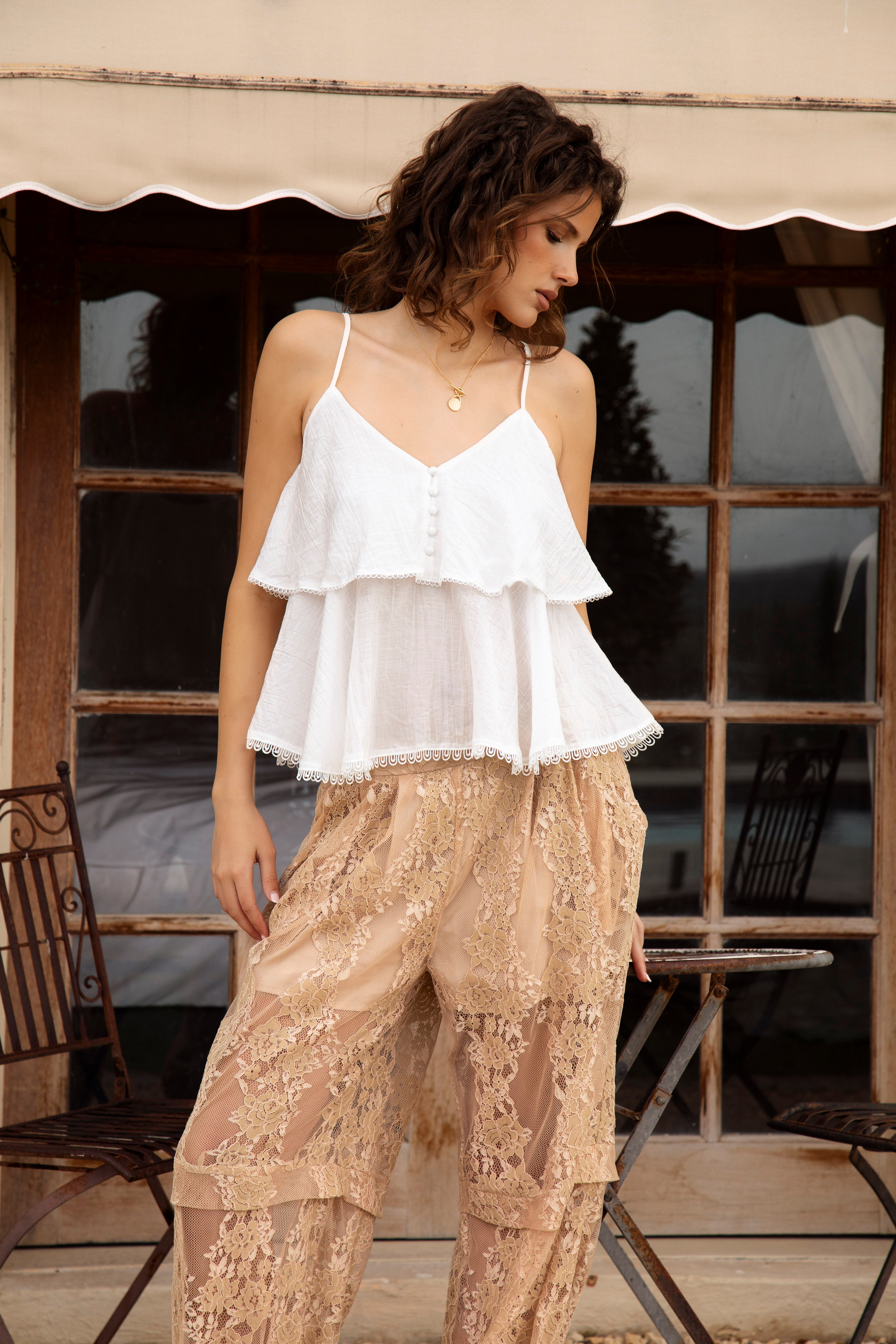 Eden Camisole - White
