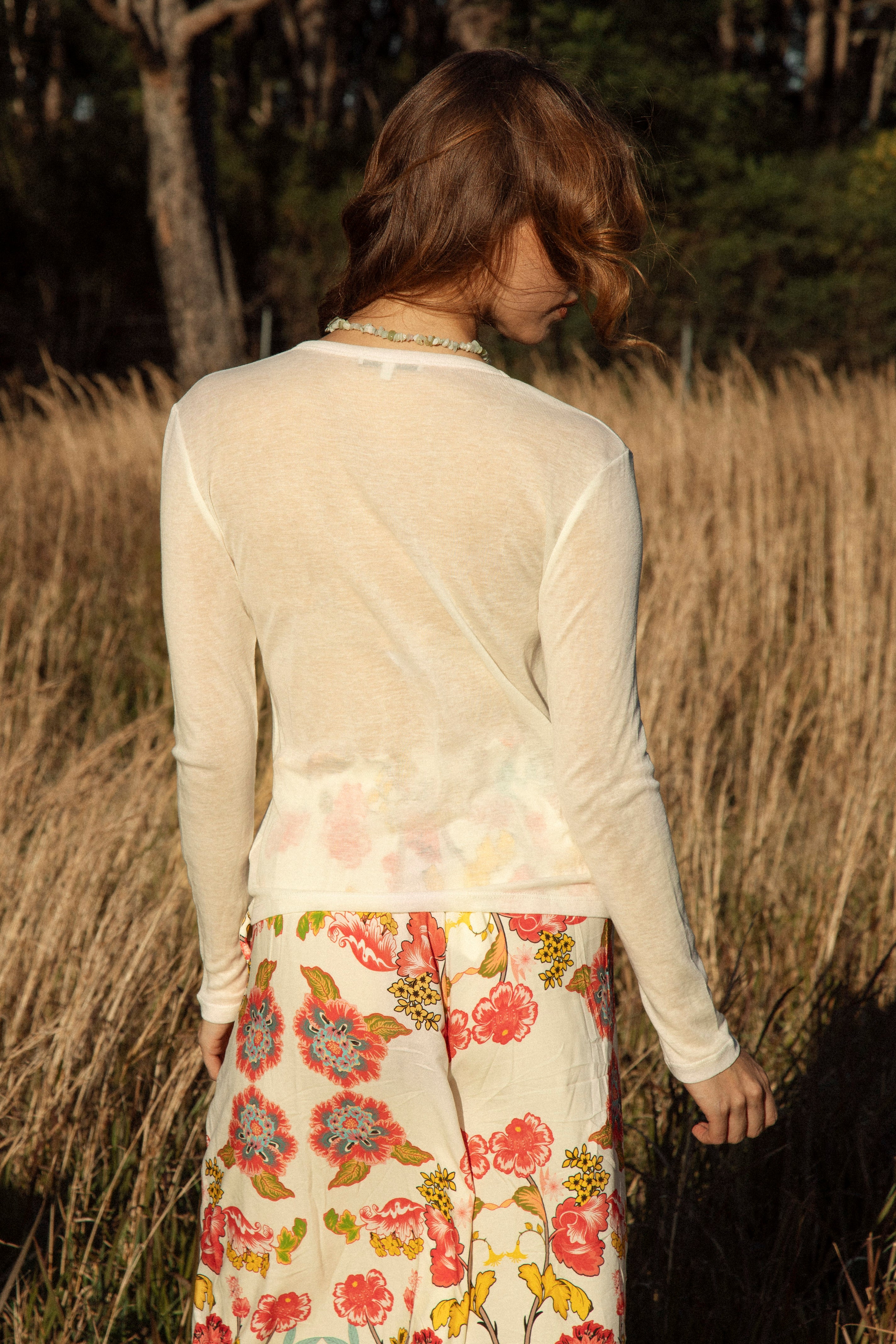 Essential Long Sleeve Tee - rear view