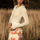 Essential Long Sleeve Tee - side view