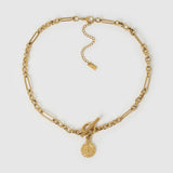 Fleur De Lis Gold Necklace