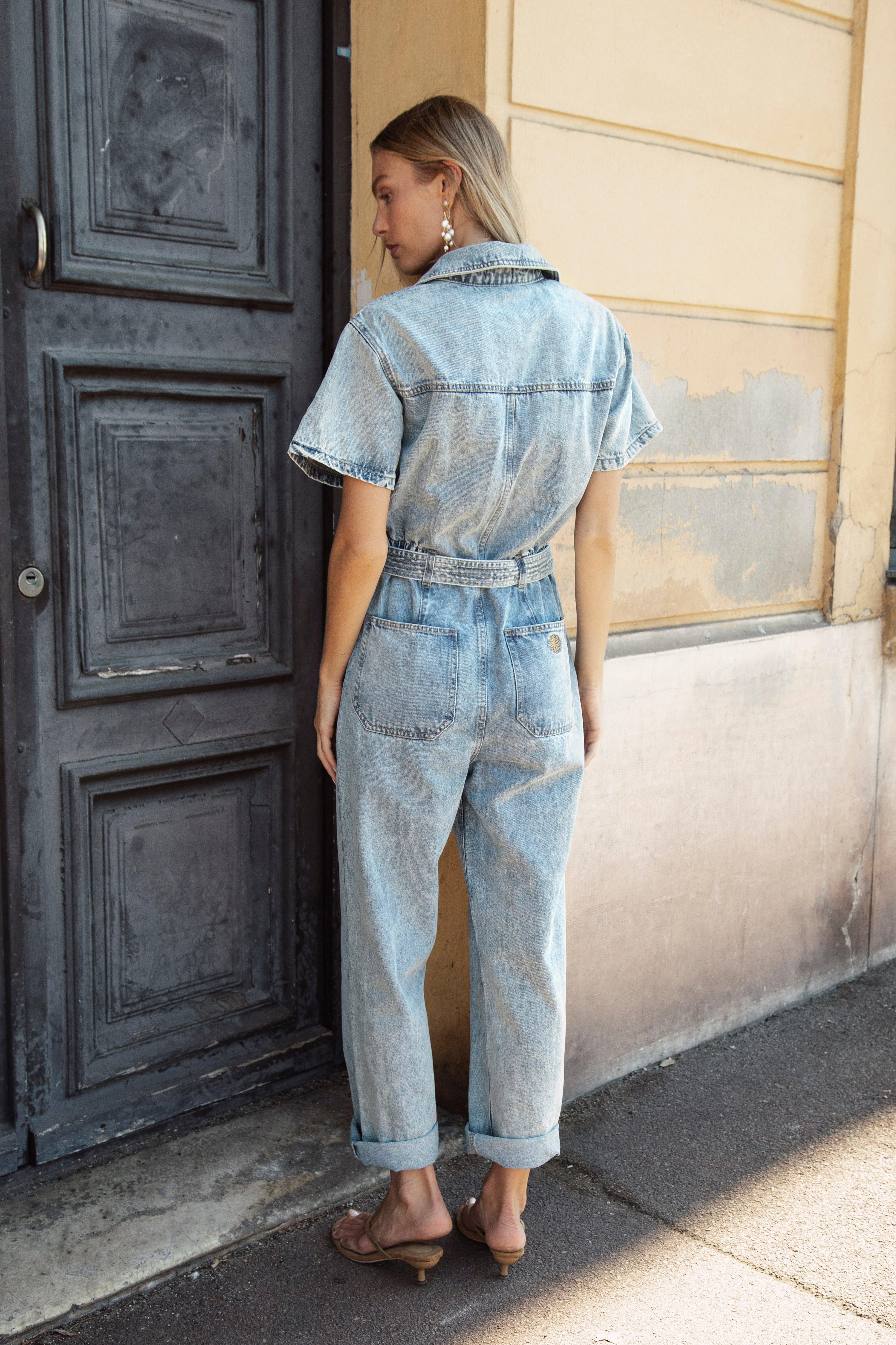 French Muse Jumpsuit - rear view