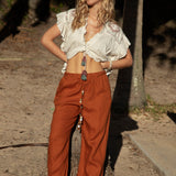 Gigi Pant - Terracotta