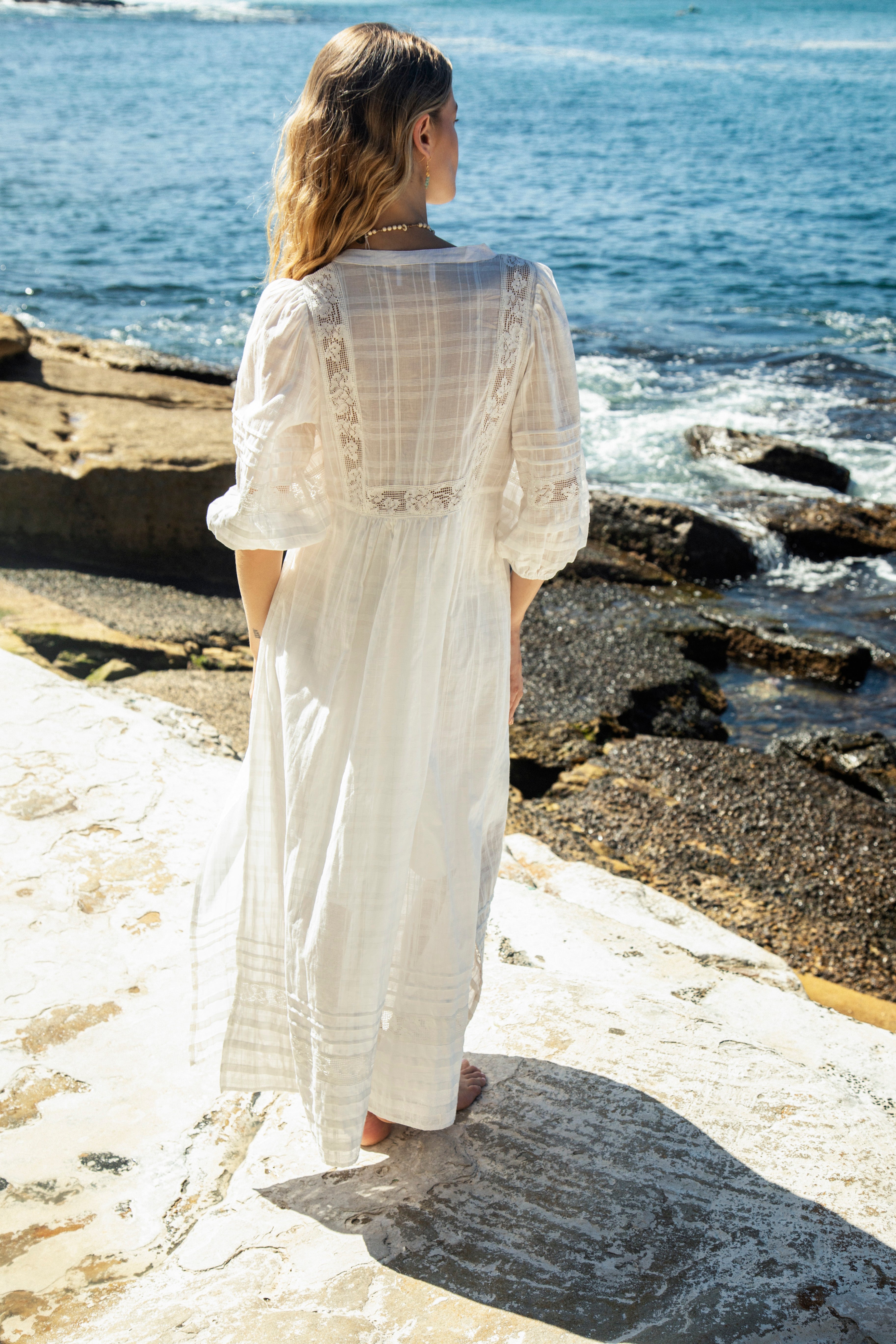 Glow Smock Dress Rear View