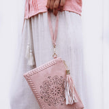 Free Spirit Clutch - Blush