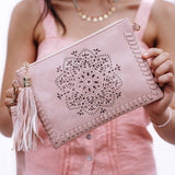 Free Spirit Clutch - Blush
