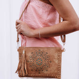 Free Spirit Clutch - Tan