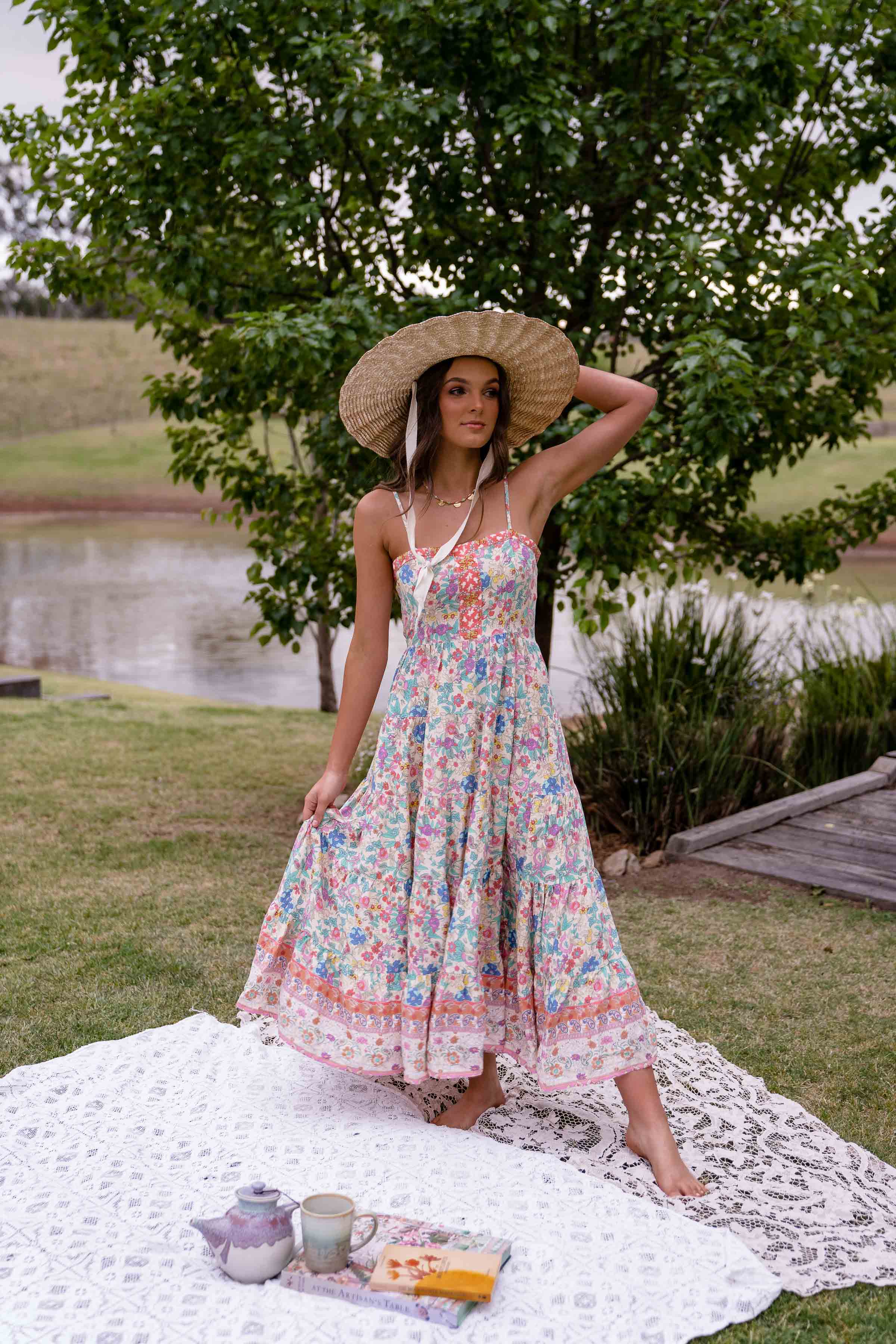 Gracie Strappy Dress - Poet