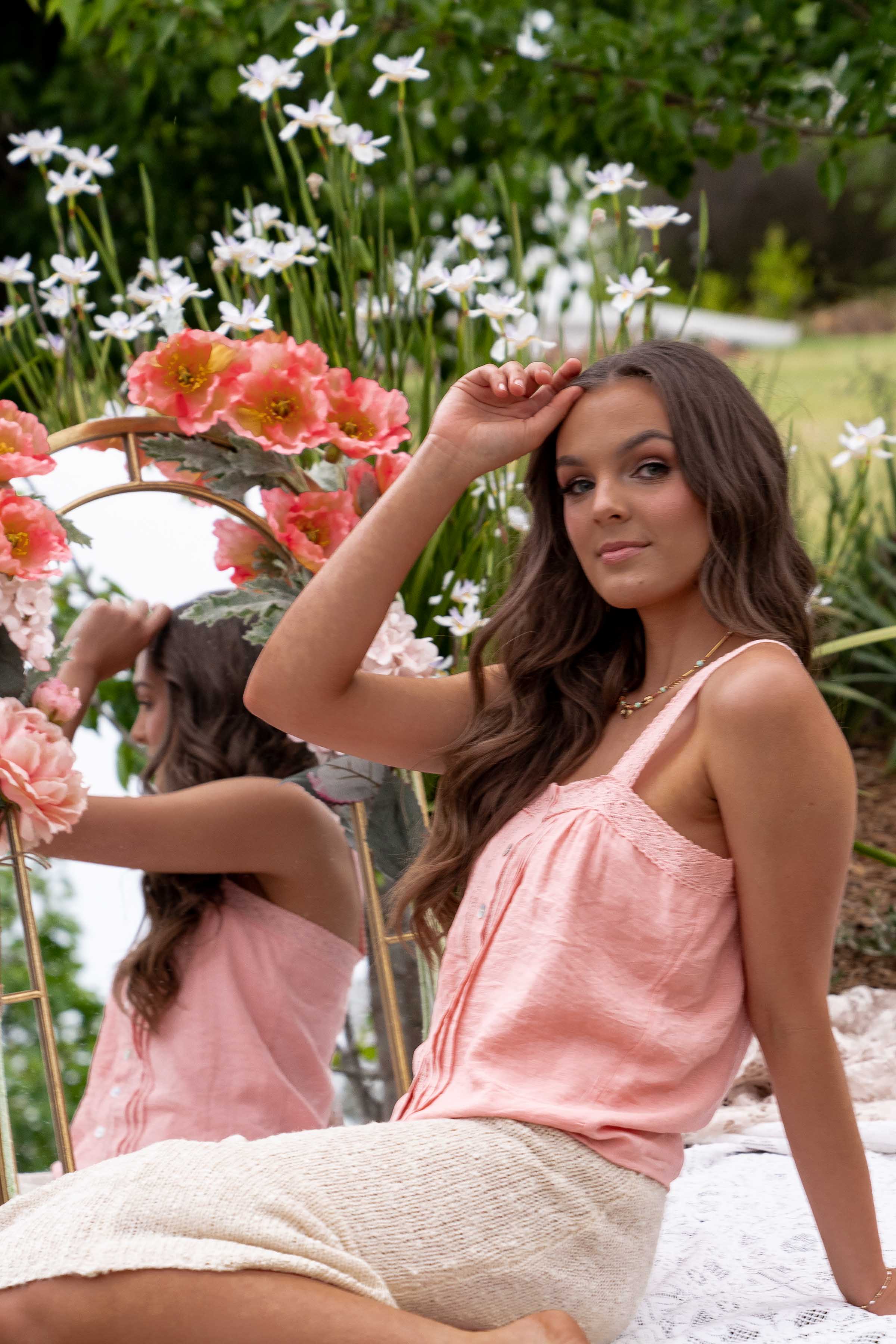 Ophelia Camisole - Salmon