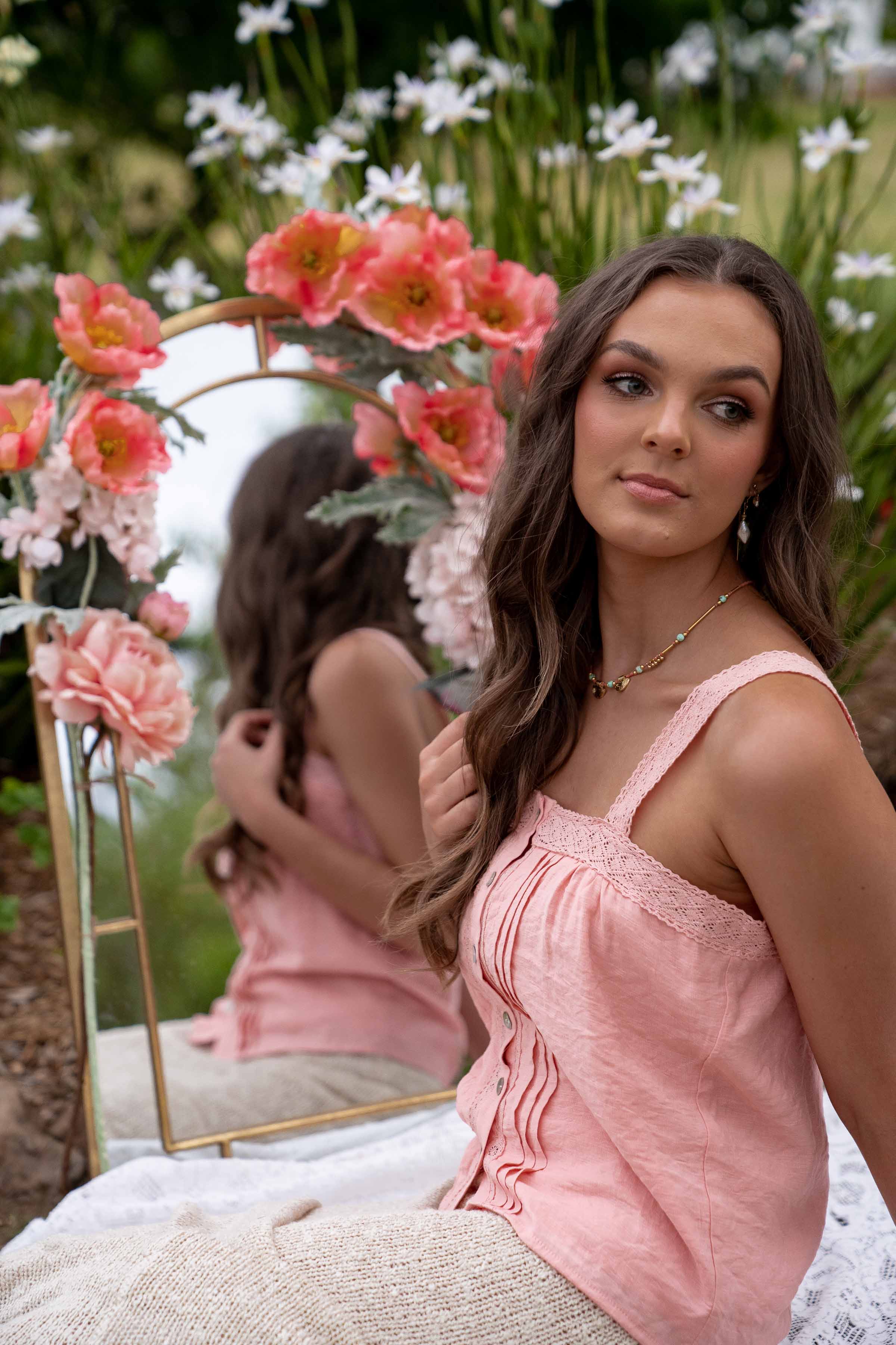 Ophelia Camisole - Salmon