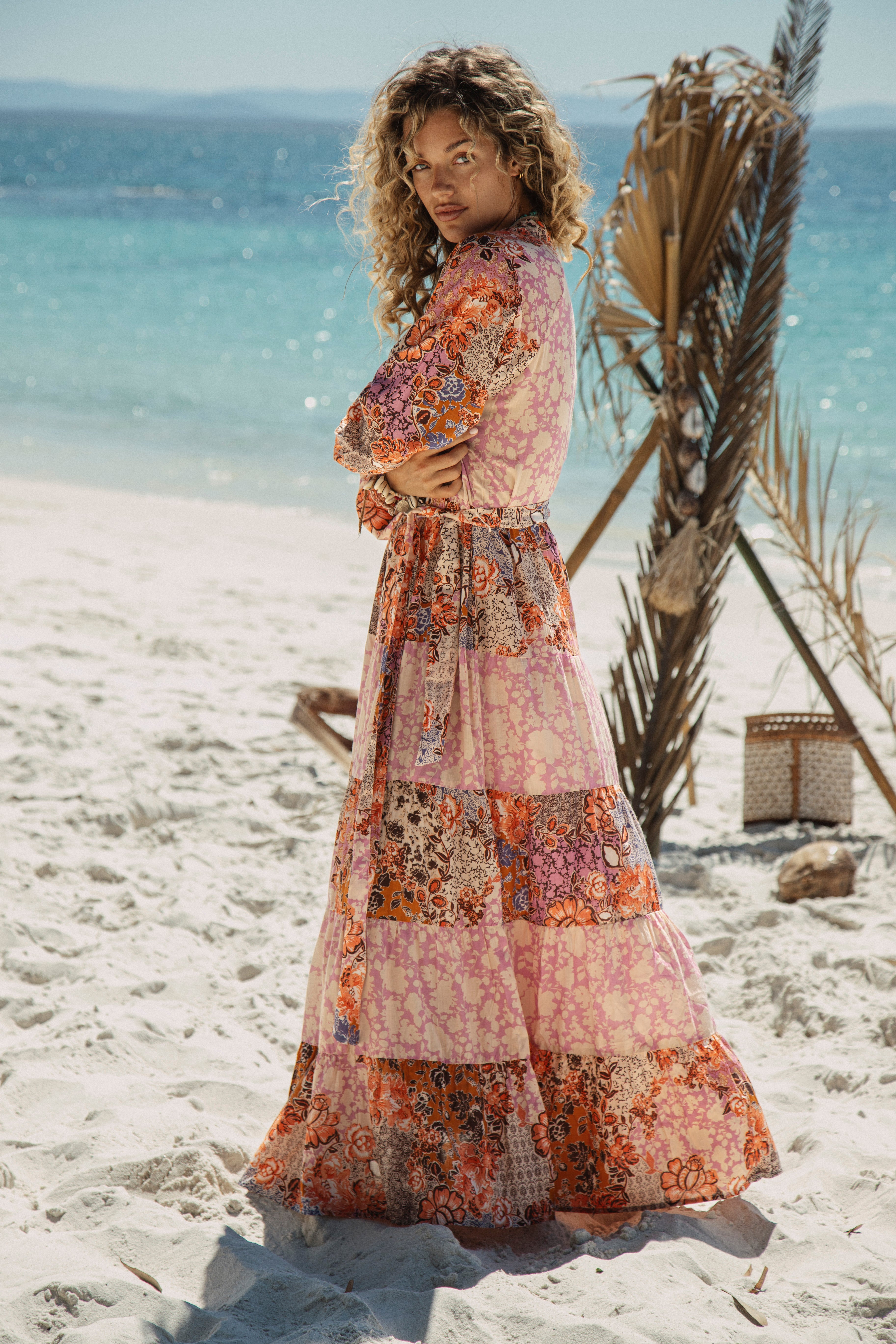 Haven Maxi Dress Island Muse Side View