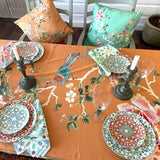 Canvas Tablecloth - Gold Chinoiserie