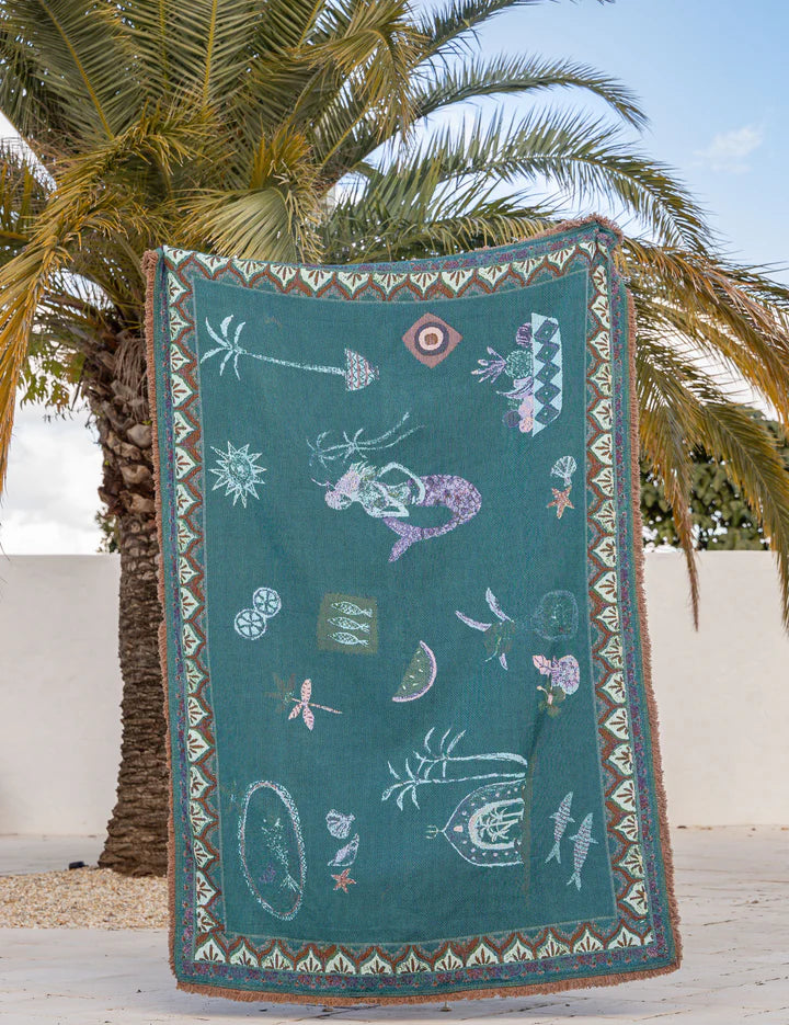 Sea Song Mermaid Throw