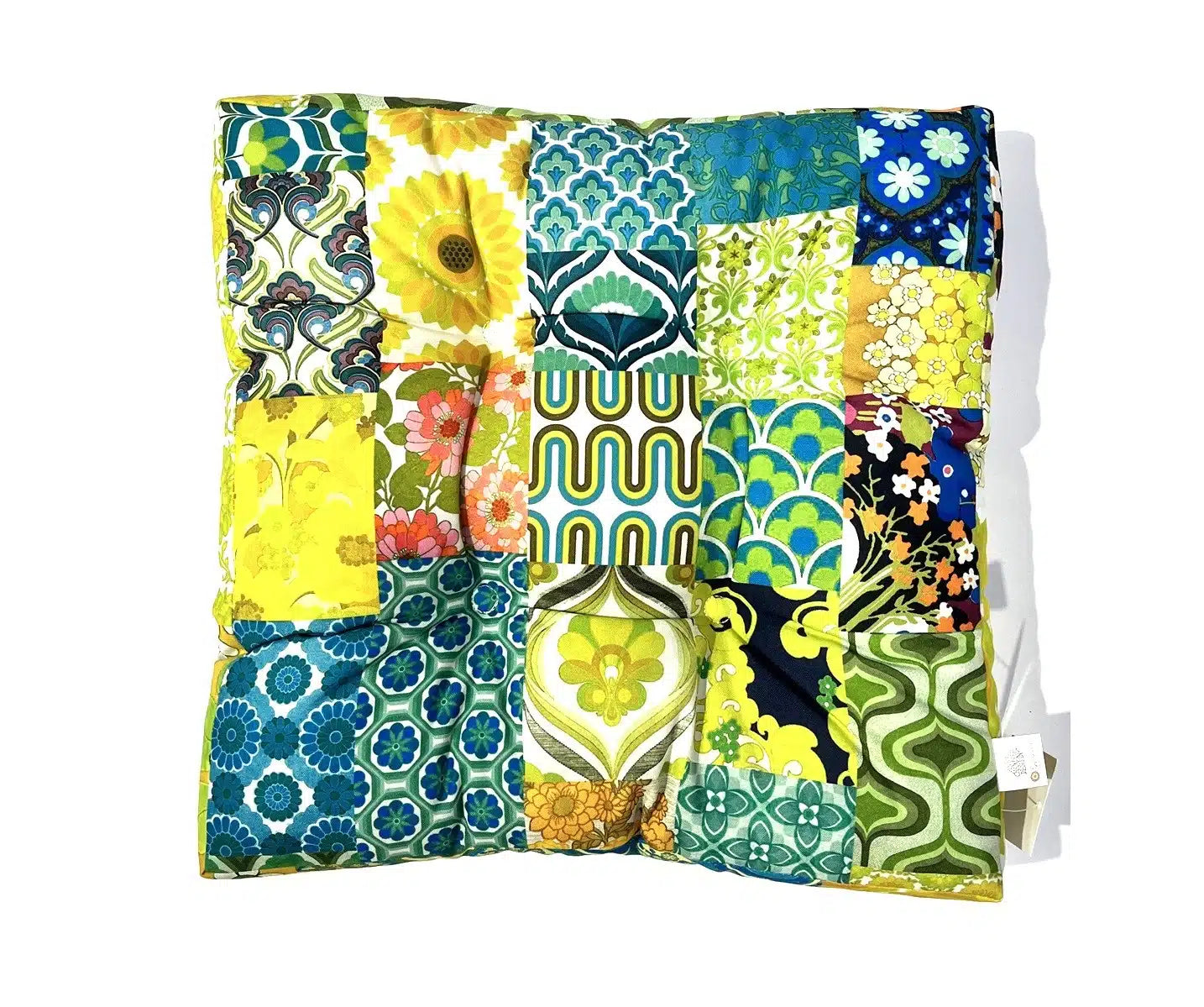 Canvas Seat Pad - 70's Green