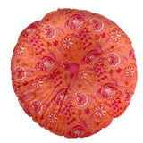 Round Velvet Cushion - Jaipur Pink