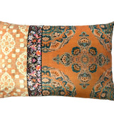 Velvet Cushion Rectangle - Gold Chinoiserie