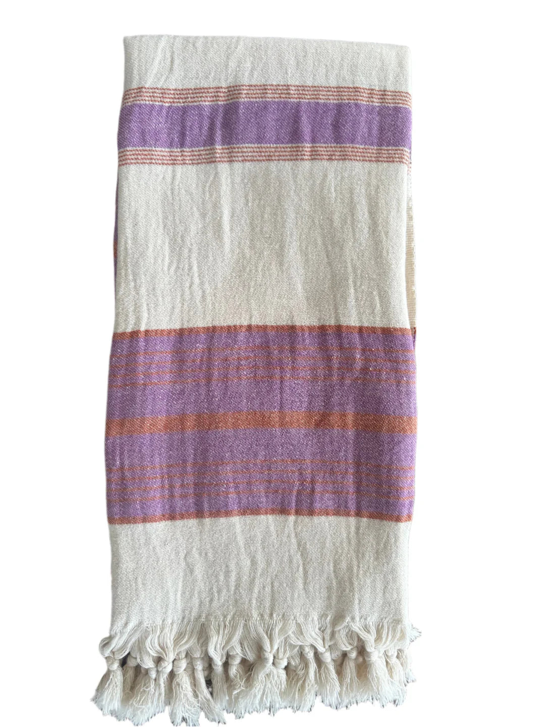 Turkish Towel - Lilac Stripe