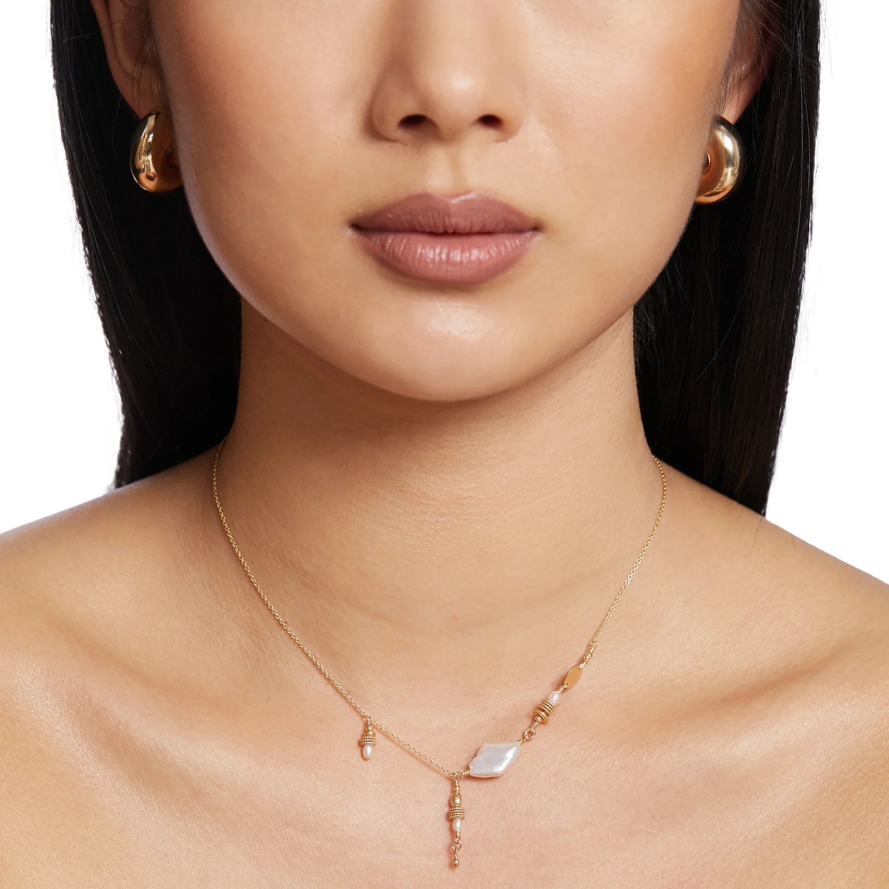 Clementine Necklace - Gold 18"