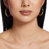 Prim Freshwater Pearl Necklace Gold - 18inch