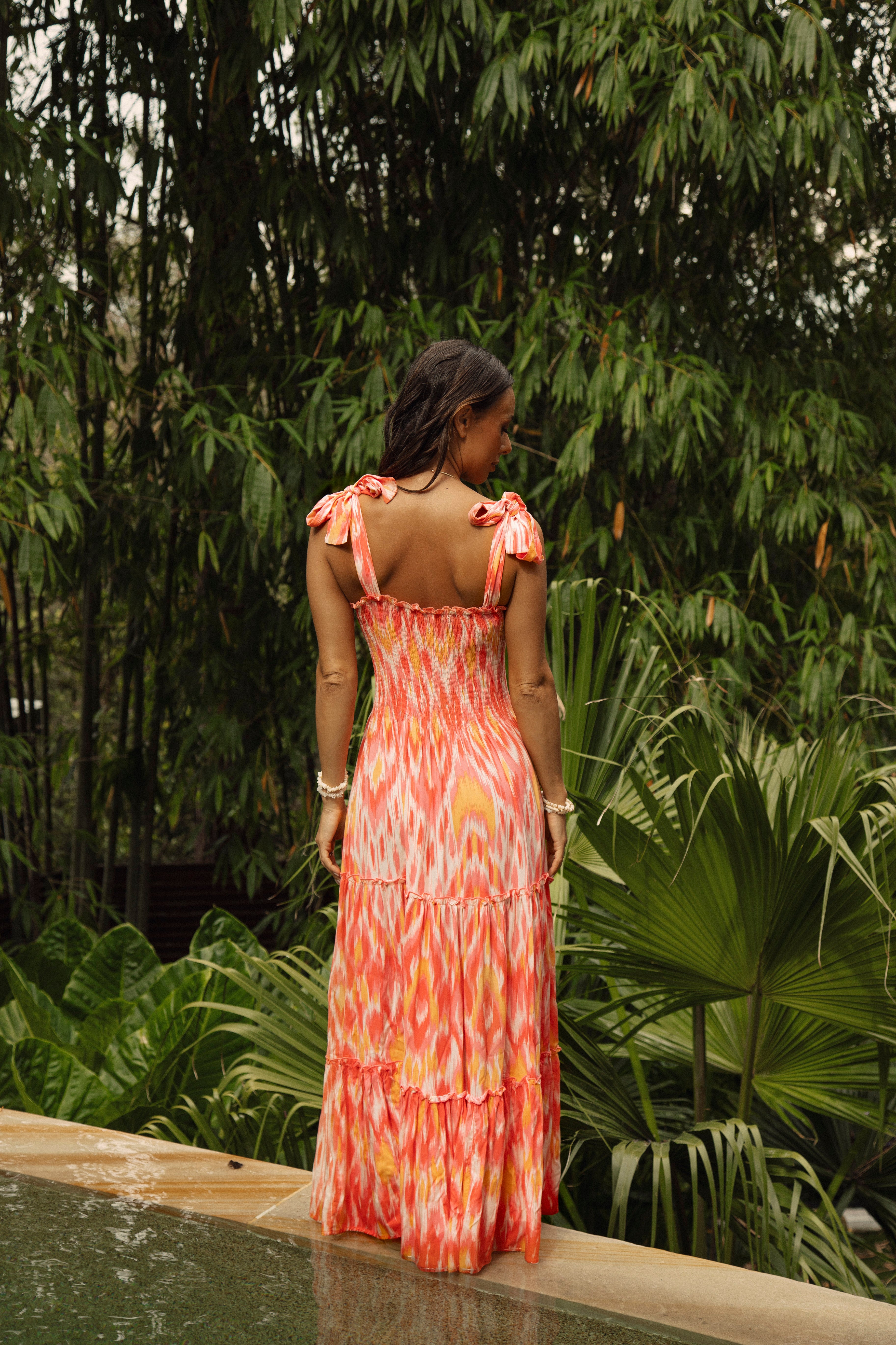 Kaia Maxi Sunburst Rear View